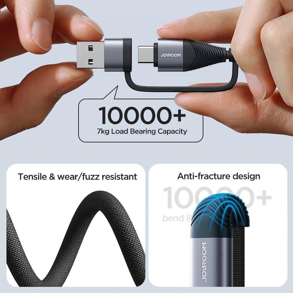 JOYROOM Multi-Function Series 4-in-1 Fast Charging Data Cable (1.2m) 5