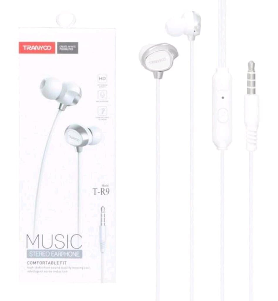 هێدفۆن لە ماڕکەی تڕانیۆ مۆدێلی T-R9 بە لاستیک