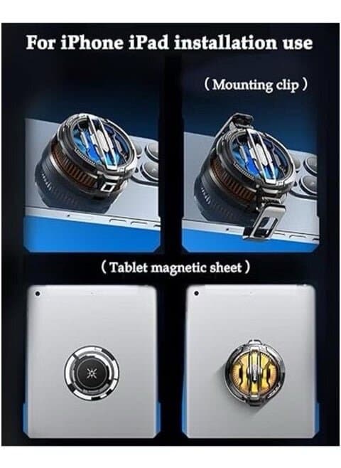 MEMO High-Performance Semiconductor Mobile Phone Cooler with RGB Lighting 4