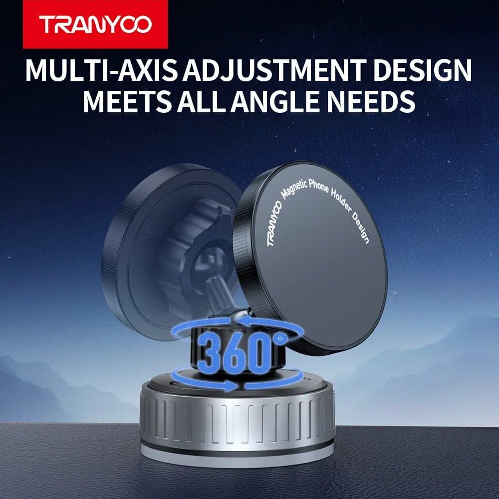 TRANYOO Professional Magnetic Dashboard Car Phone Holder with 360° Rotation 9