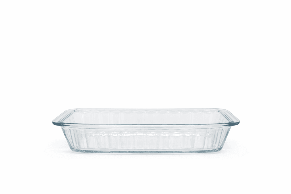 Heat Resistant Glass Cake Baking Pan - Clear (S)
