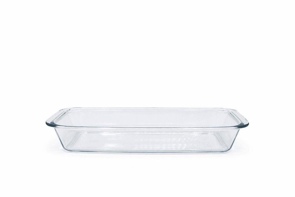 Heat Resistant Glass Cake Baking Pan - Clear (S)