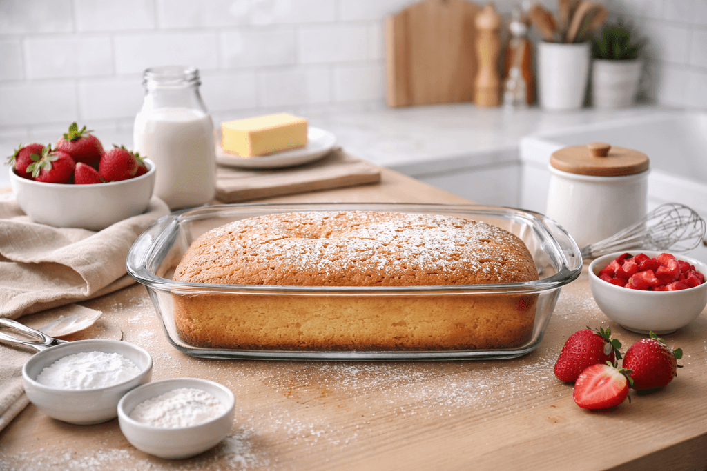 Heat Resistant Glass Cake Baking Pan - Clear (S) 2