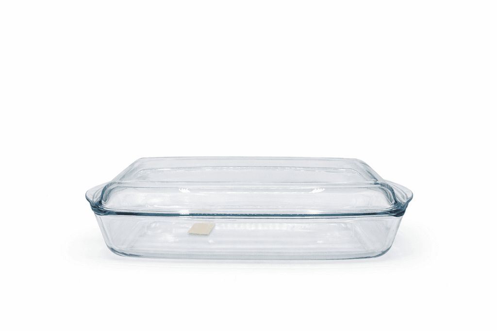 Heat Resistant Glass Cooking Pot with Lid - Clear