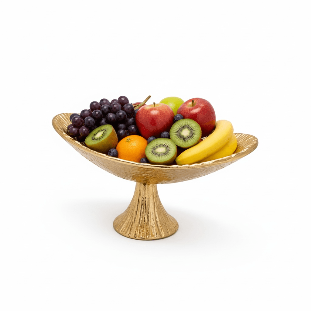 Modern Fruit Bowl - Gold (L) 3