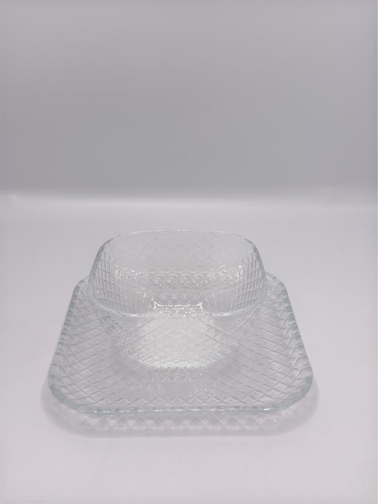Glass Nut Bowls - Set of 6 (Clear) 2