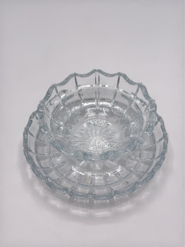 Glass Nut Bowls - Set of 6 (Clear) 4