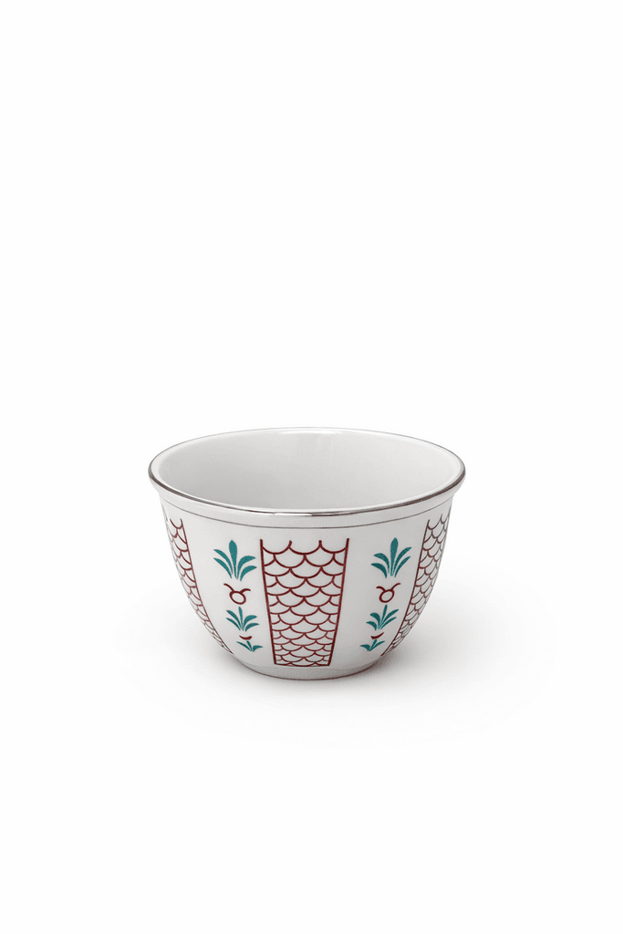 Arabic Coffee Cup - White (M)