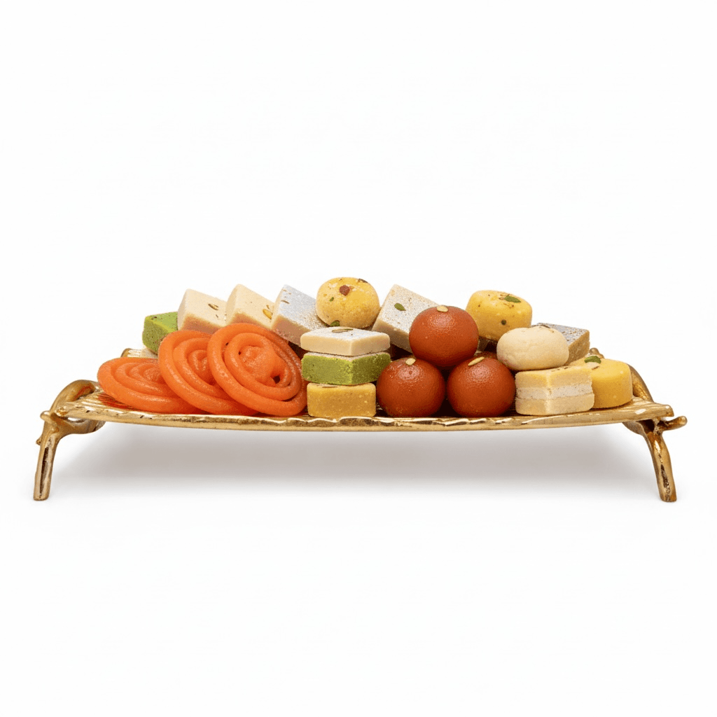 Dessert Serving Tray - Gold 2
