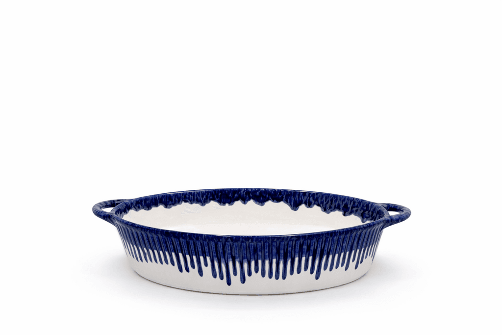 Ceramic Fruit and Sweets Bowl (Navy Blue)