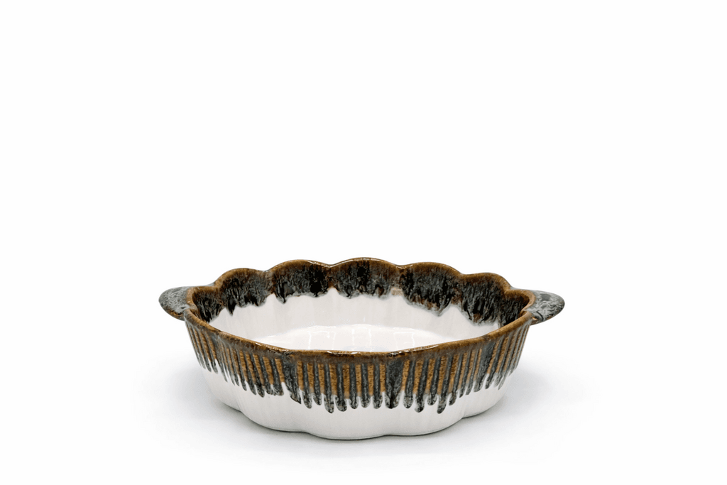 Ceramic Fruit and Sweets Bowl (Brown)