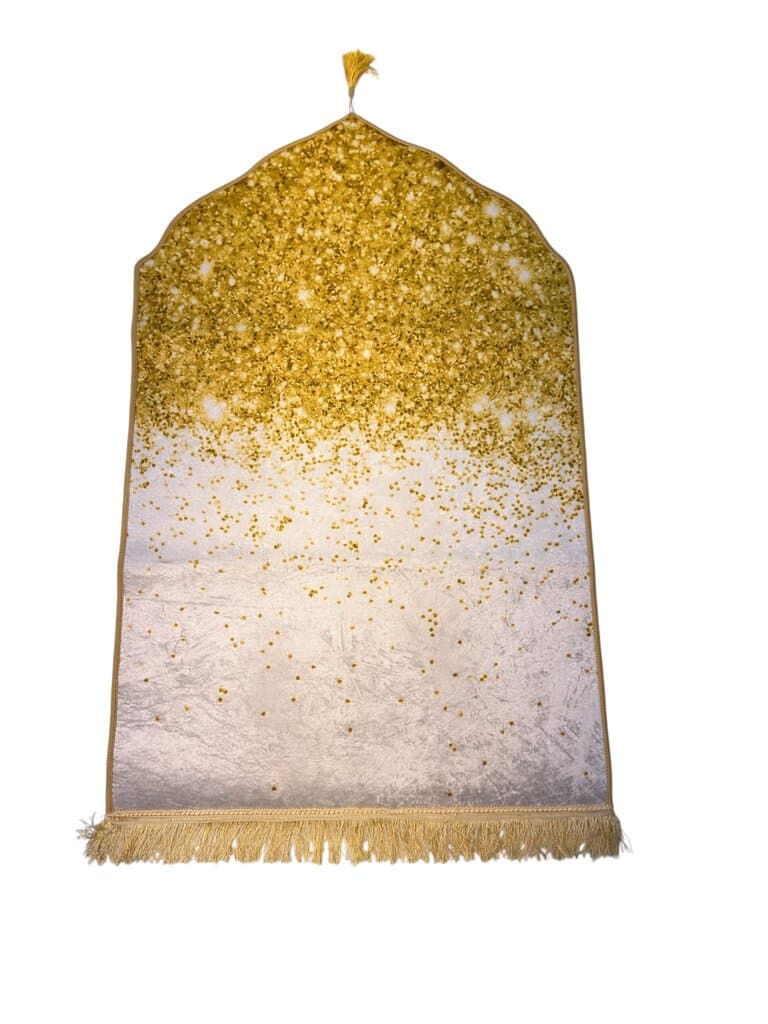 Velvet Prayer Mat (Yellow)