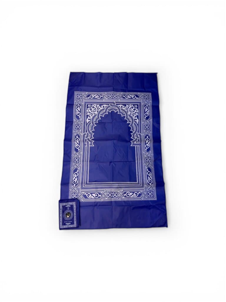 Travel Prayer Mat (Navy Blue)