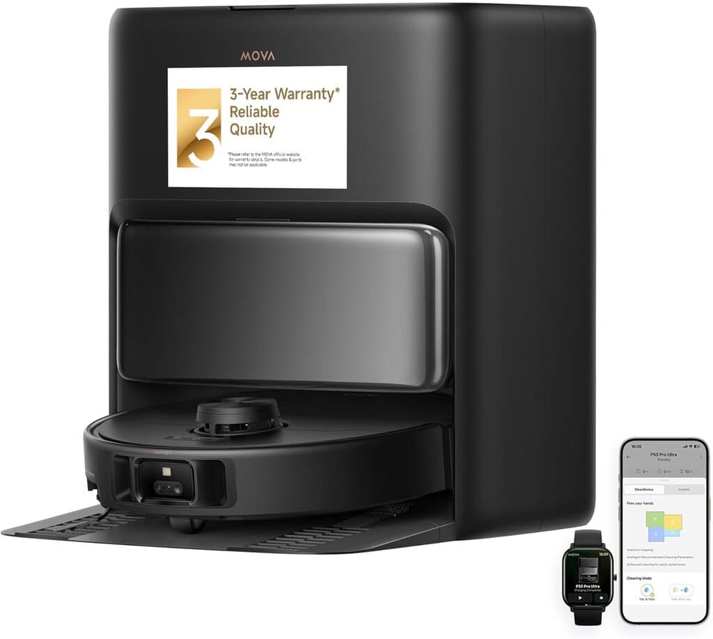 MOVA P50 Robot Vacuum - Black