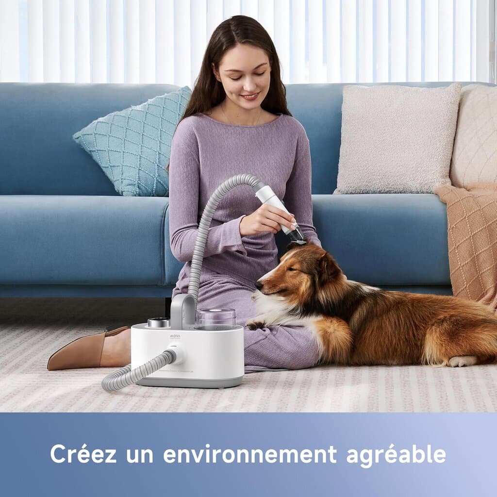 MOVA G1 Grooming Pet Kit - White 6