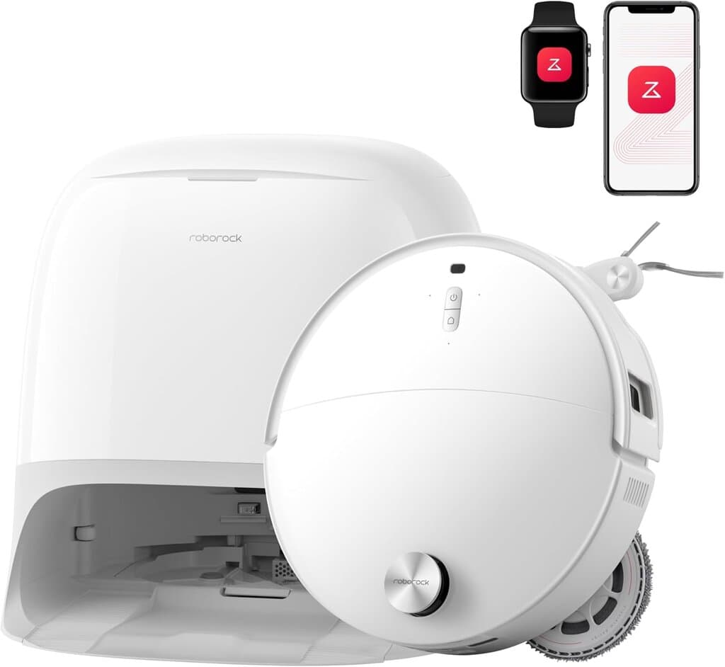 RoboRock Q Revo Curv 2 Pro Robot Vacuum - White