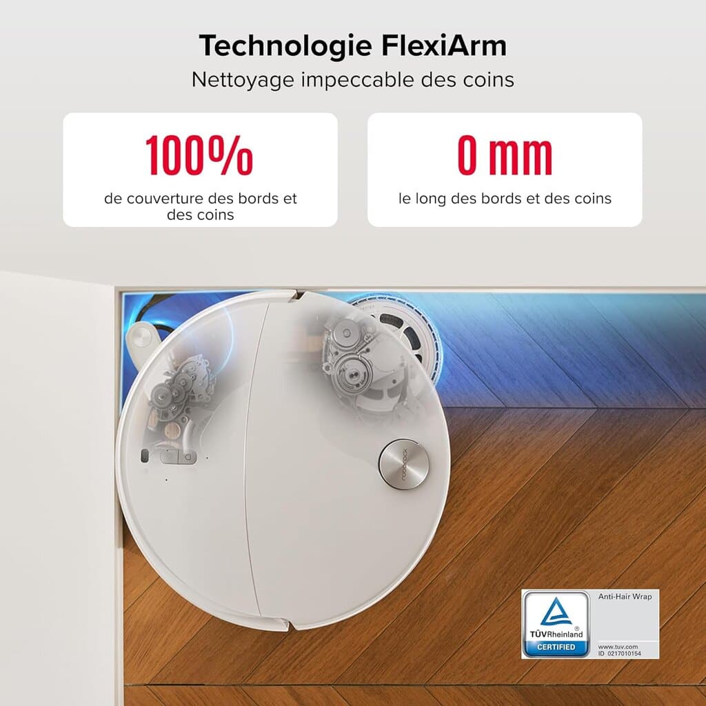 RoboRock Q Revo Curv 2 Pro Robot Vacuum - White 6