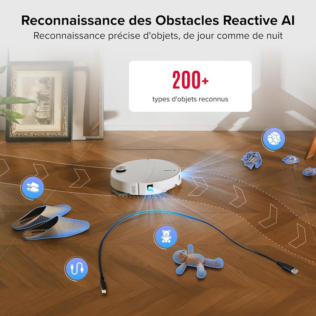RoboRock Q Revo Curv 2 Pro Robot Vacuum - White 7