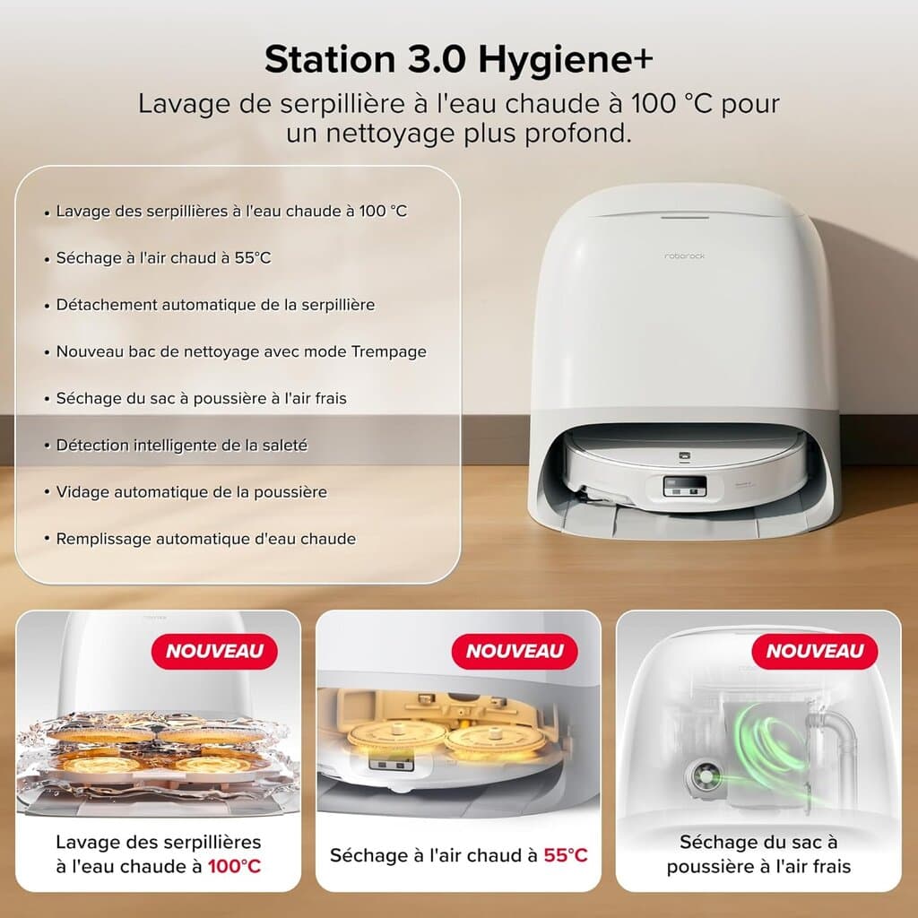 RoboRock Q Revo Curv 2 Pro Robot Vacuum - White 8