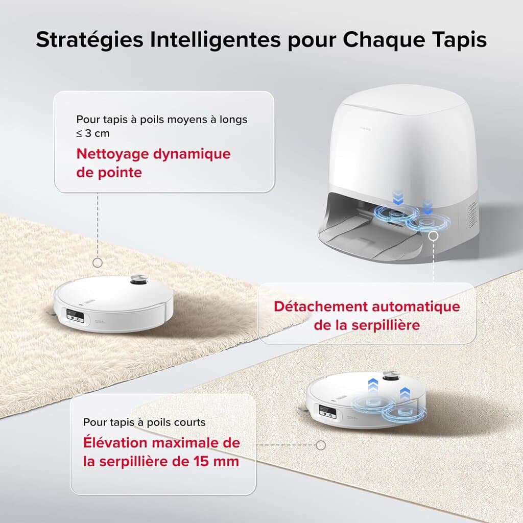 RoboRock Q Revo Curv 2 Pro Robot Vacuum - White 9