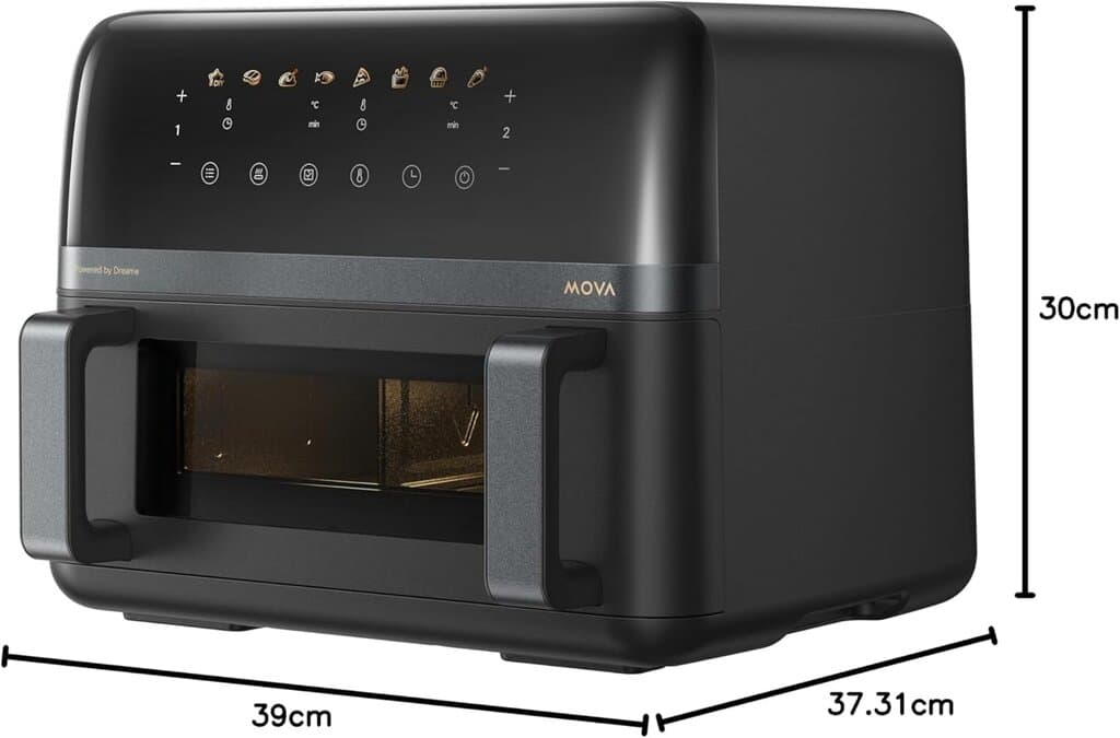 MOVA FD20 Pro Air Fryer - Black 9