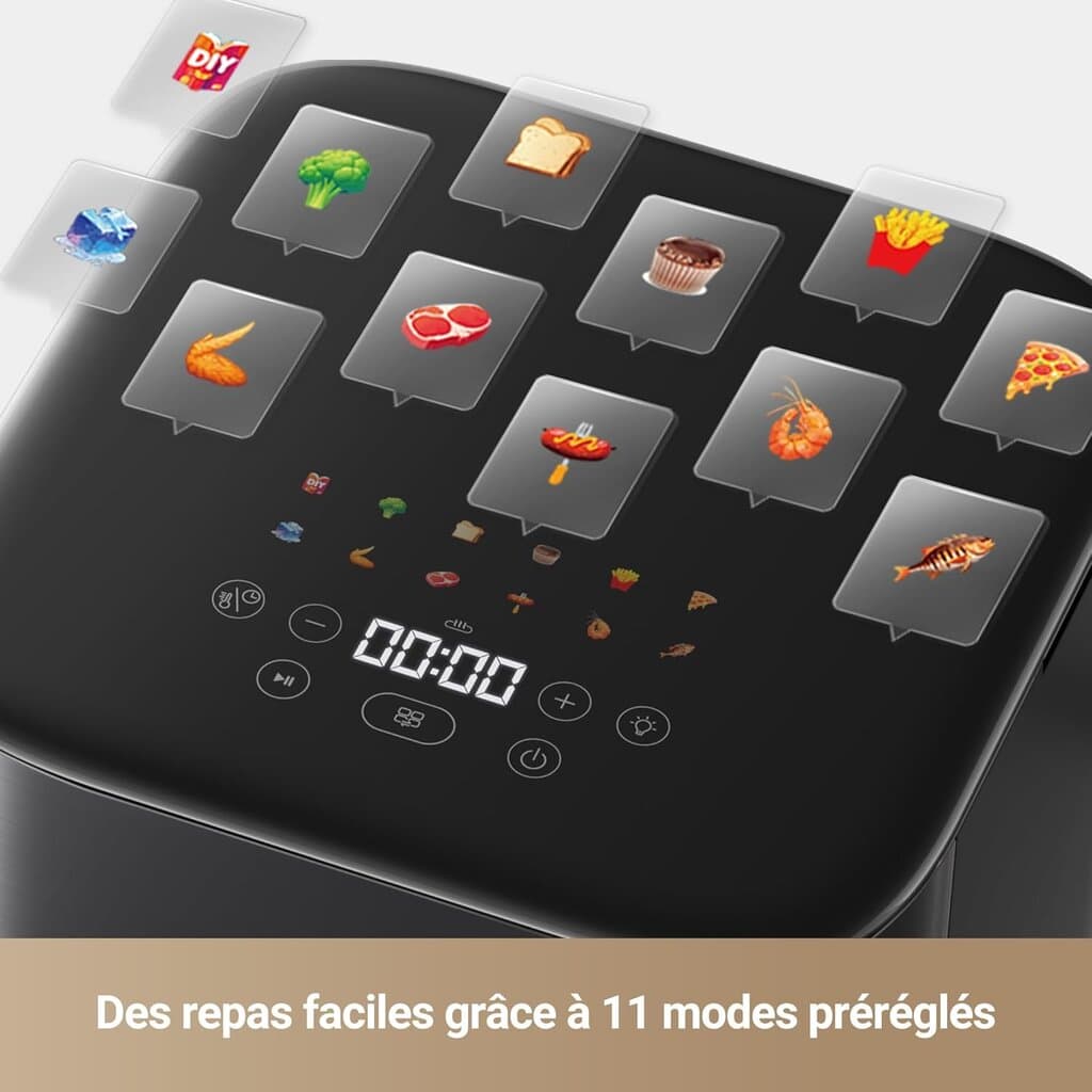 MOVA FD10 Pro Air Fryer - Black 7