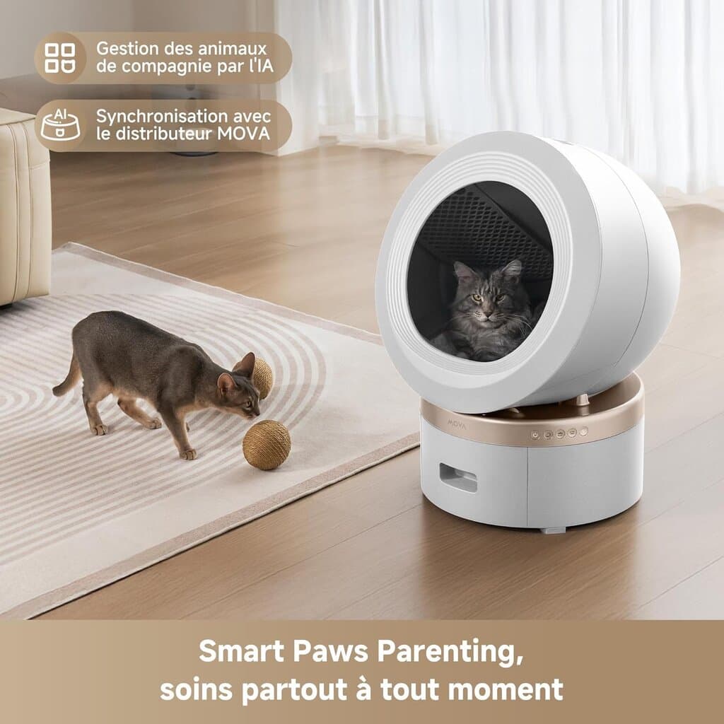 MOVA Smart Litter Box LR10 - White 8