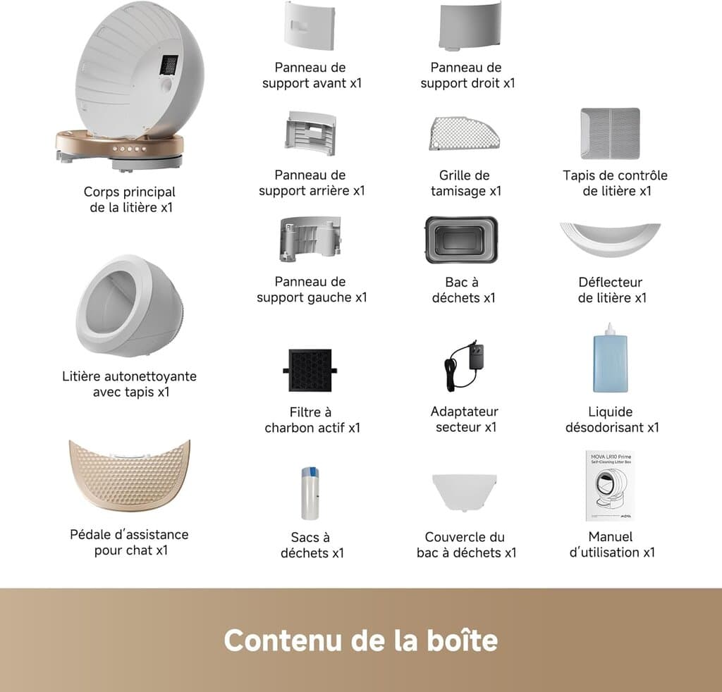 MOVA Smart Litter Box LR10 - White 9
