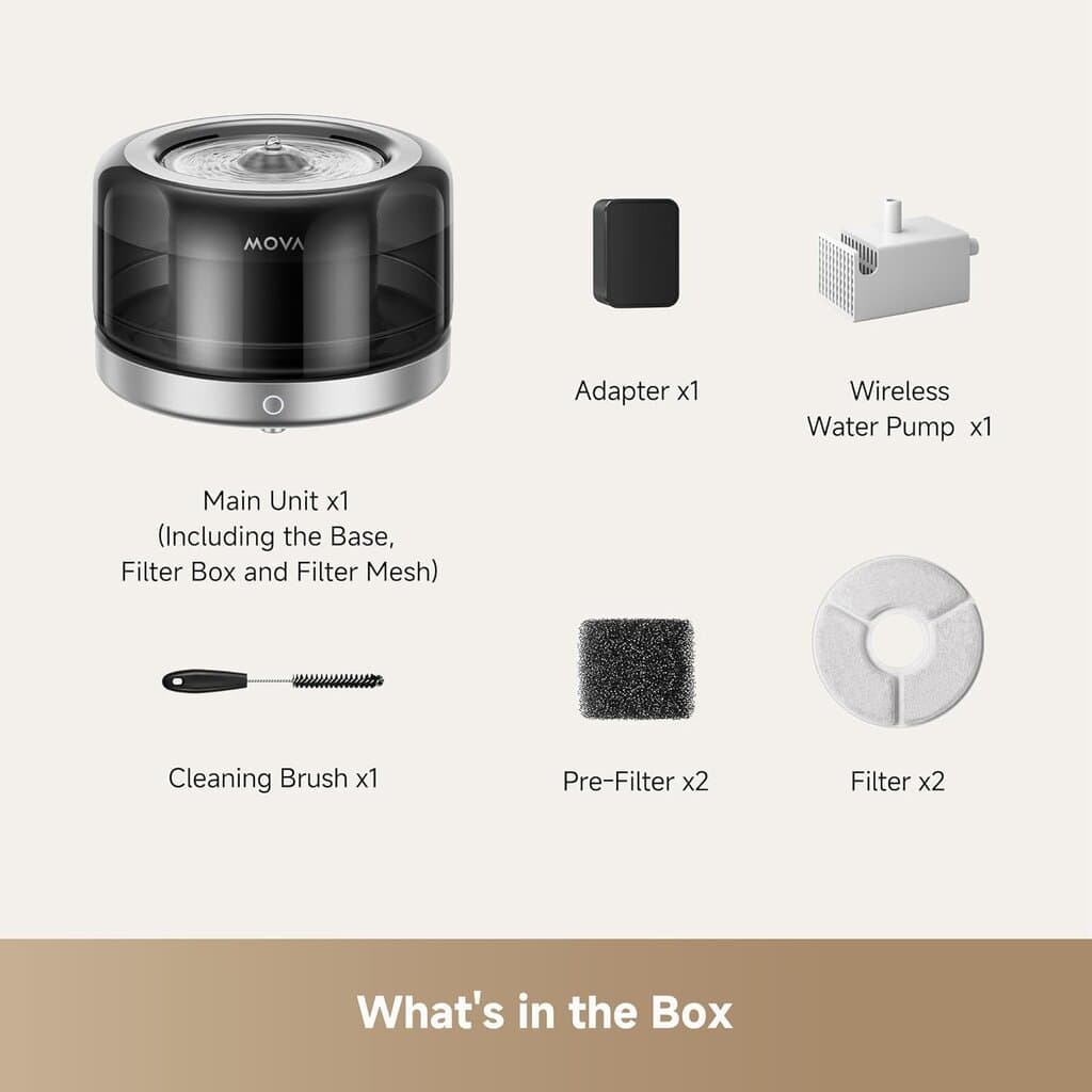 MOVA Water Fountain WF20 Pro - Black 7