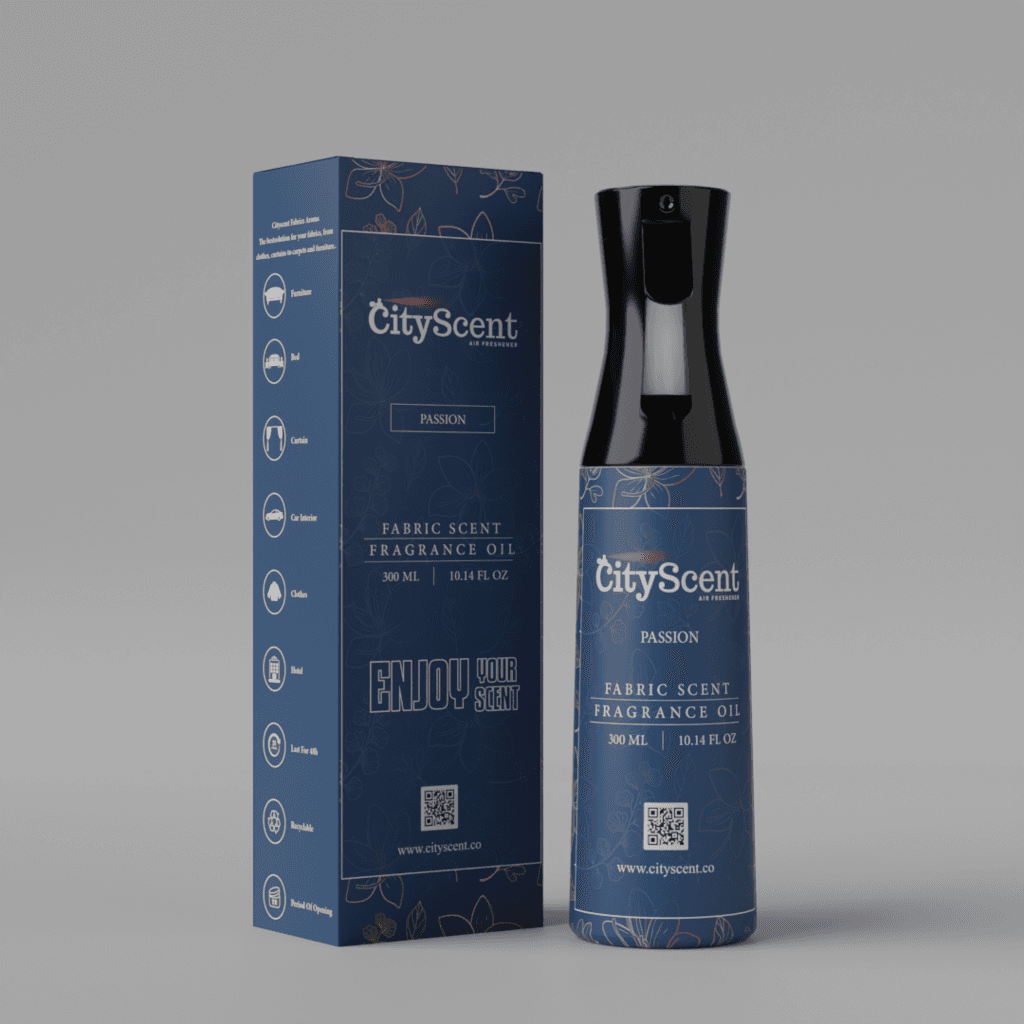 CityScent Fabric Scent Fragrance Oil Spray 300ml - Passion