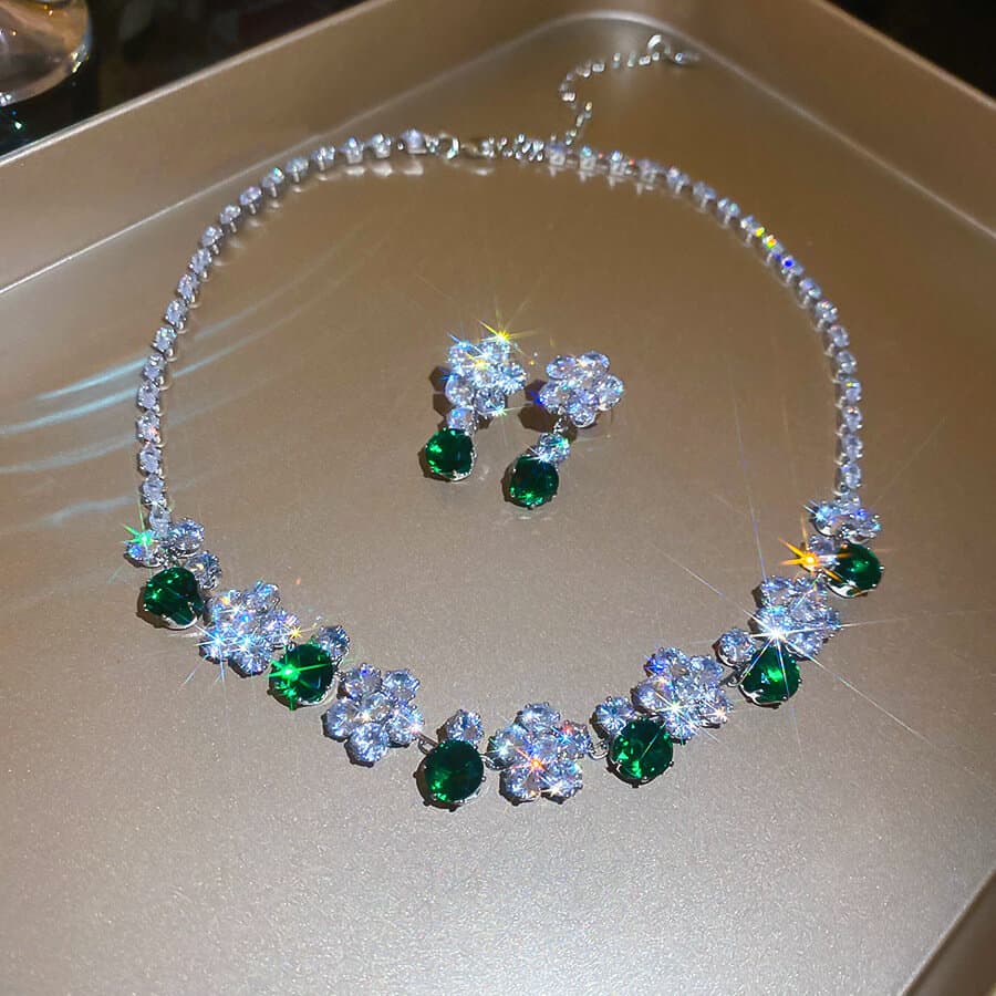 Evergreen Radiance Jewlery Set - Green