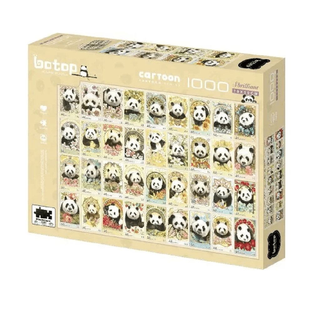Botop Panda Family Puzzle - 70*50cm (1000pcs)