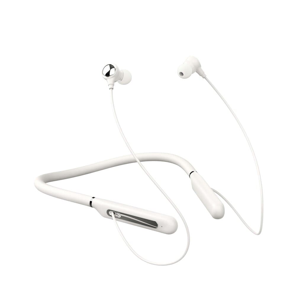 Wireless Stereo Neckband Bluetooth Headset N02 (White)