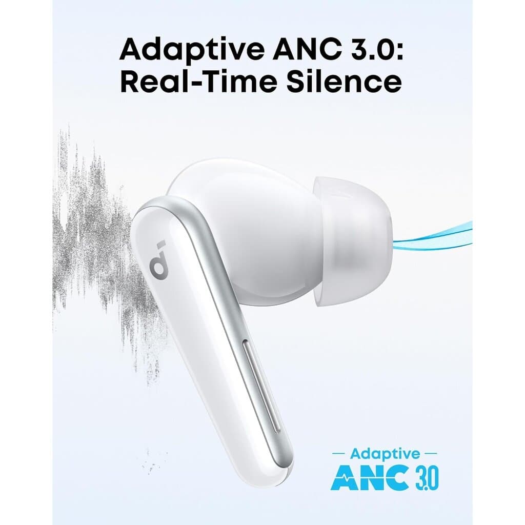 Soundcore Liberty 5 Dolby 3D-Audio True-Wireless Earbuds (White) 4