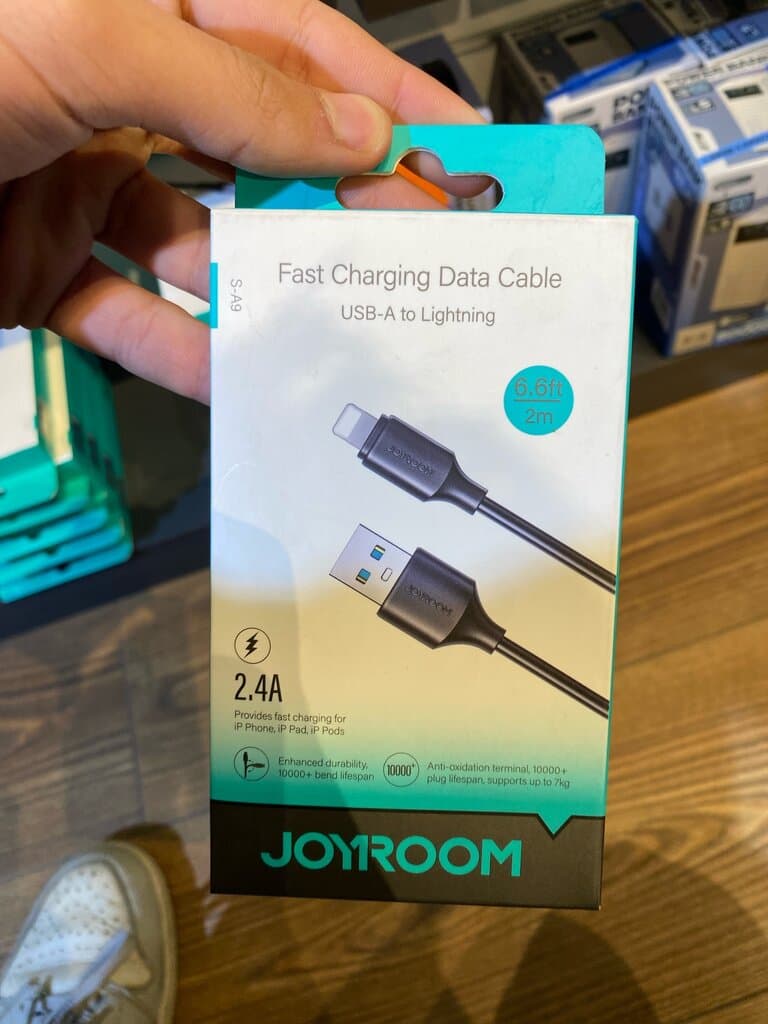 2-Meter Fast Charging USB to Lightning Cable – Black 2