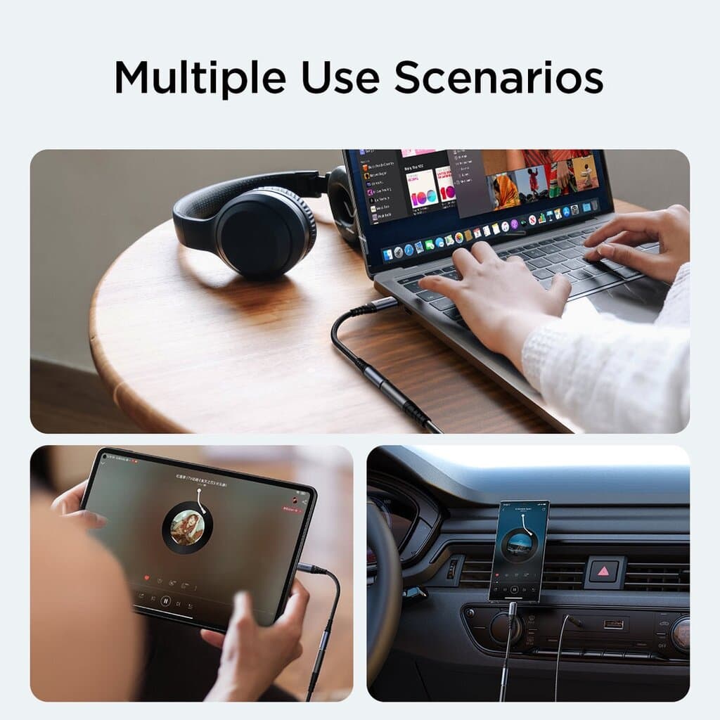 JOYROOM USB-C to 3.5mm Headphone Jack Adapter – HiFi Audio Converter 5