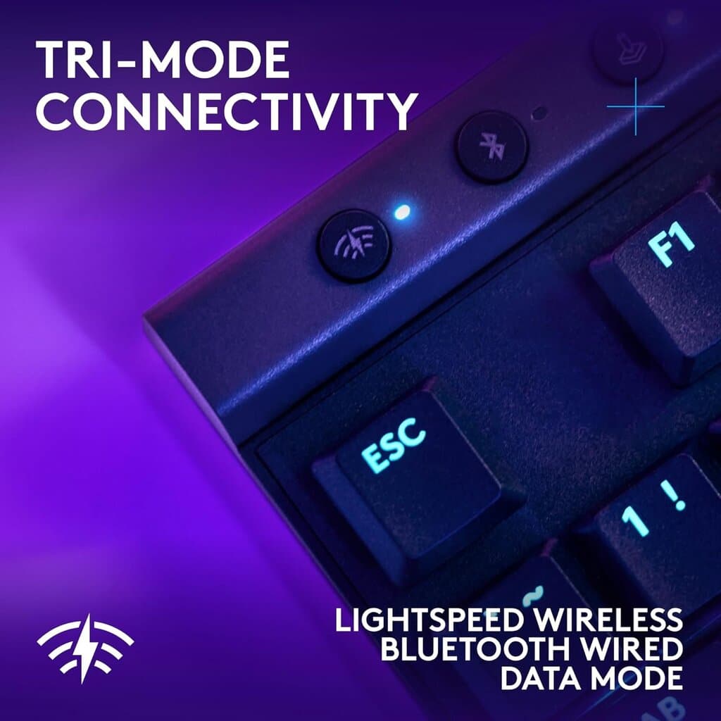 Logitech Lightspeed TKL Wire Gaming Keyboard - G515 (Black) 6