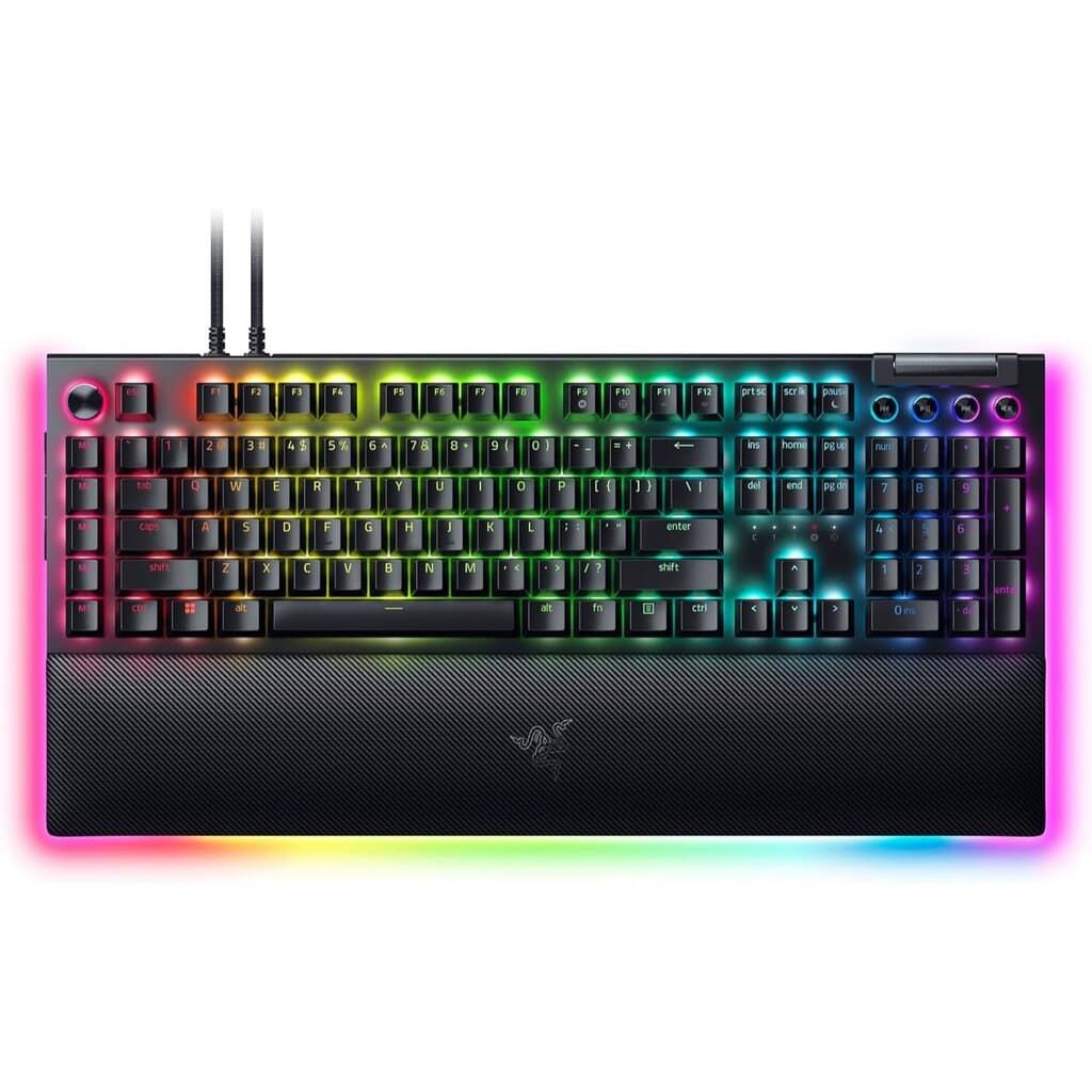 Razer Blackwidow V4 Pro Mechanical Gaming Keyboard Razer Yellow Switch (Black)