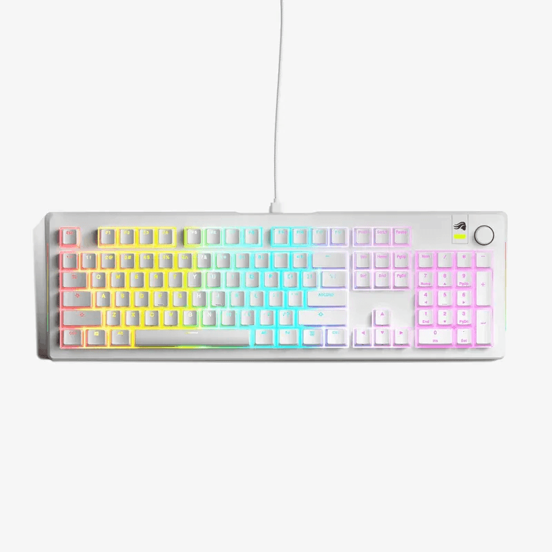 Glorious GMMK 3 100% Custom Mechanical Gaming Keyboard (White)
