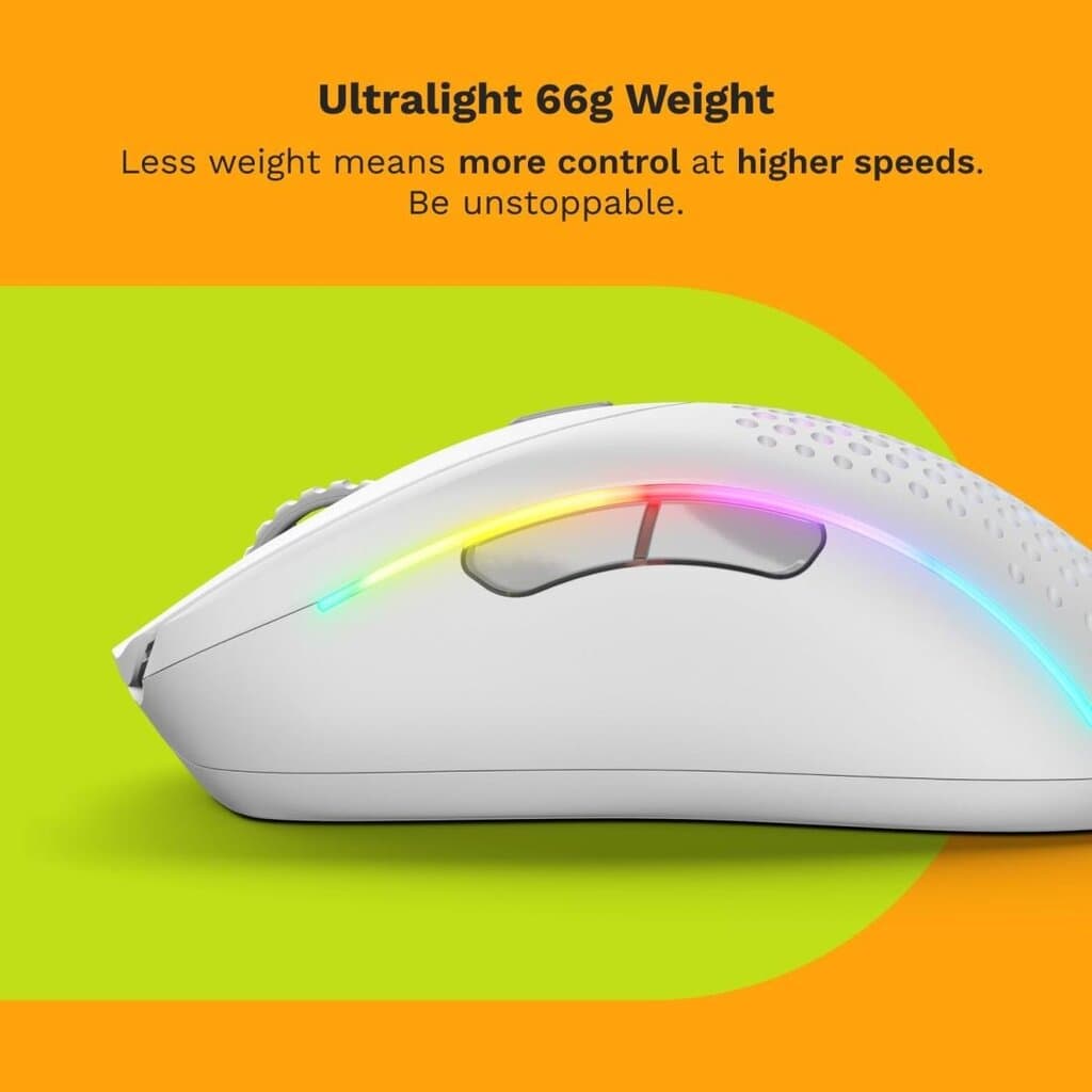 Glorious Model D 2 Wireless Gaming Mouse (White) 4