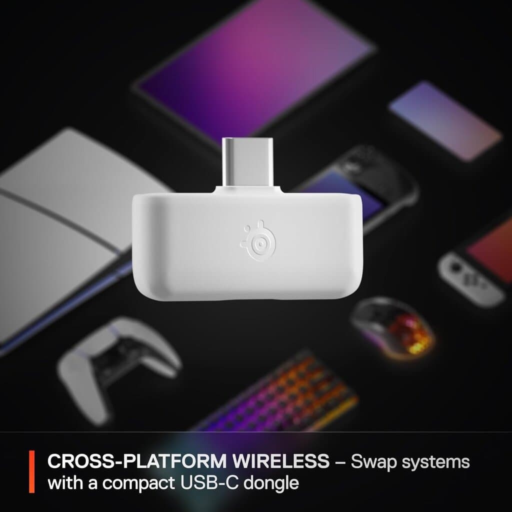 SteelSeries Headset Arctis Nova 5P Wireless (White) 5