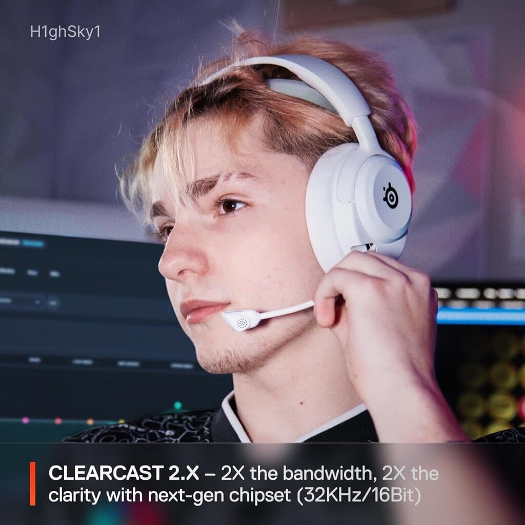 SteelSeries Headset Arctis Nova 5P Wireless (White) 6