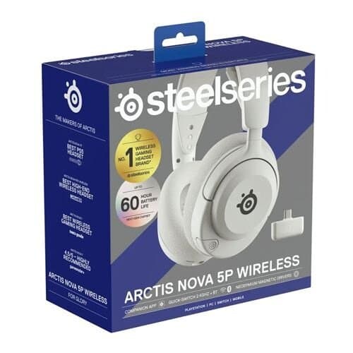 SteelSeries Headset Arctis Nova 5P Wireless (White) 2