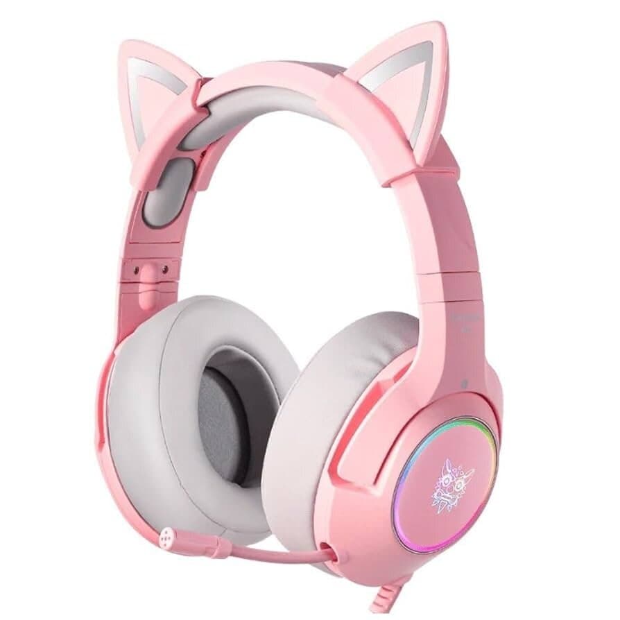 Onikuma K9 7.1 Surround Sound Gaming Headset (Pink)