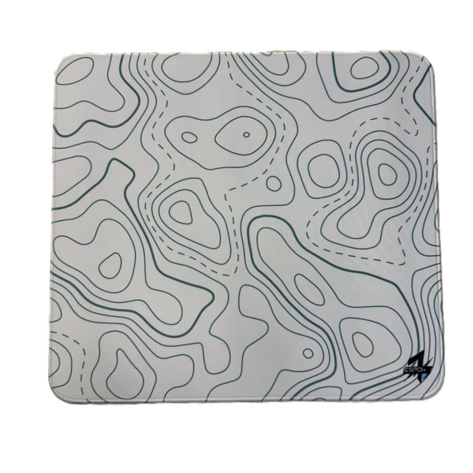 1Esport Mousepad 40x45cm Topographic Edition (Black And White)
