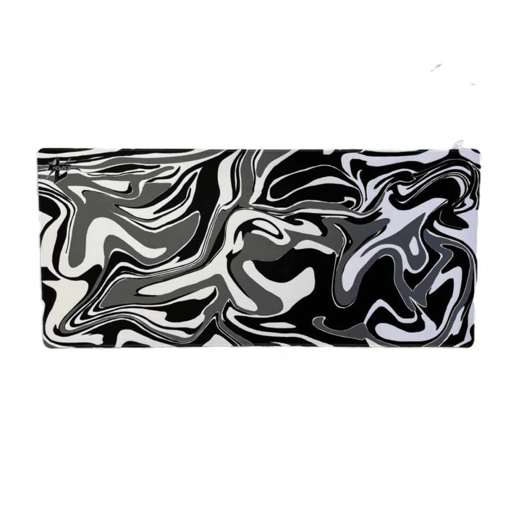 1Esport Mousepad 40X90 Black & White Marble