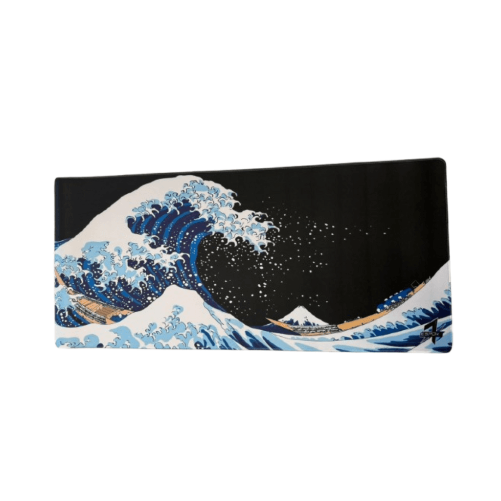 1Esport Mousepad 40*90cm Black Wave Kanagawa