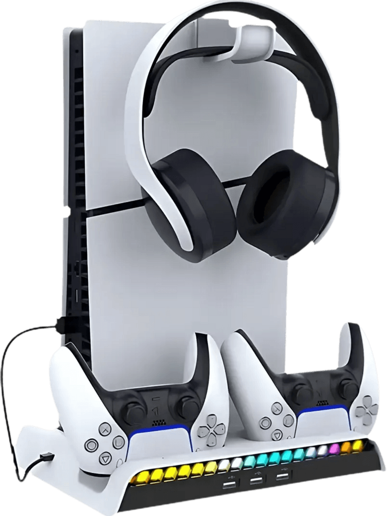 Ipega Vertical RGB Cooling And Charging Stand For PS5 (Slim And Pro) 2