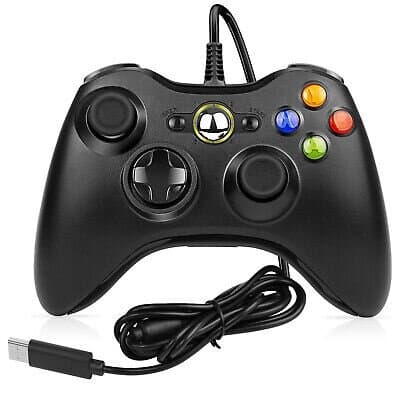 Microsoft Xbox 360 Controller For Windows Wired (Black)