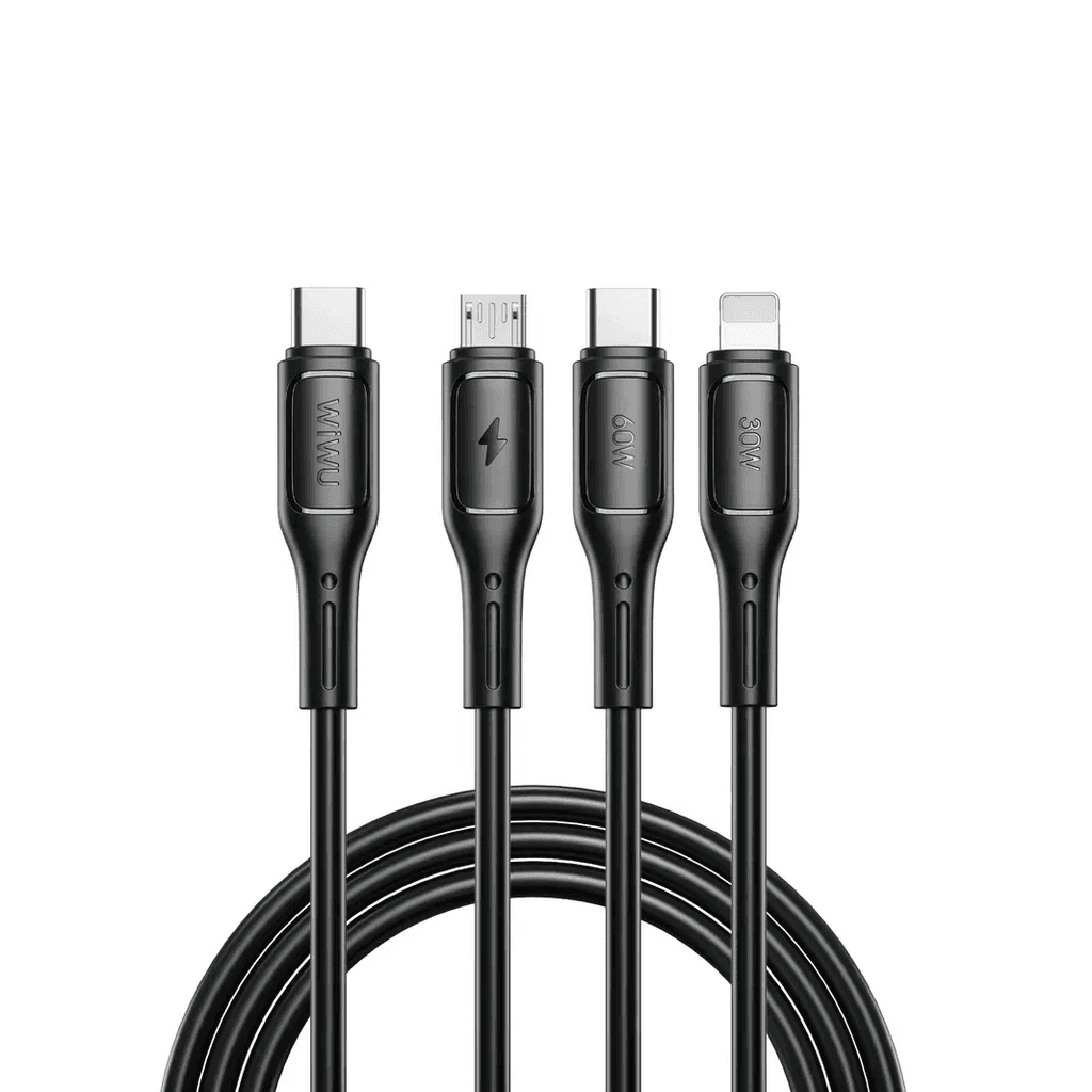 WIWU Starlink 3 IN 1 Fast Charging Cable 3.1A - WI-C045E 3